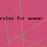 rolex for woman