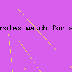 rolex watch for sale