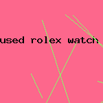 used rolex watch for sale