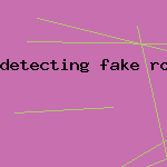 detecting fake rolex