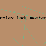 rolex lady masterpiece