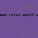 man rolex watch wrist