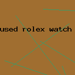 used rolex watch