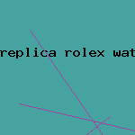 replica rolex watch