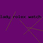 lady rolex watch