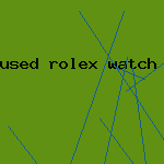 used rolex watch