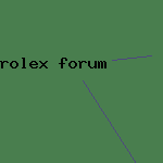 rolex forum