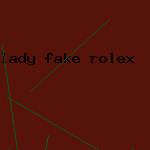 lady fake rolex