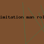 imitation man rolex watch