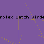rolex watch winder