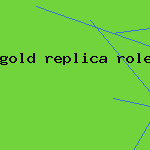 gold replica rolex solid