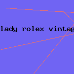 lady rolex vintage watch