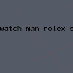 watch man rolex submariner