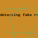 detecting fake rolex