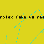 rolex fake vs real