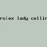 rolex lady cellini