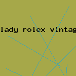 lady rolex vintage watch