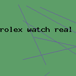 rolex watch real or fake