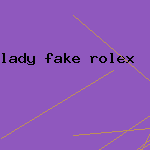 lady fake rolex