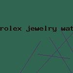 rolex jewelry watch