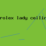 rolex lady cellini