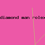 diamond man rolex watch