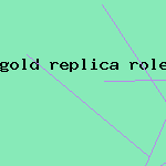 gold replica rolex solid