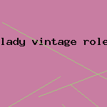 lady vintage rolex