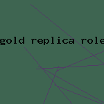 gold replica rolex solid