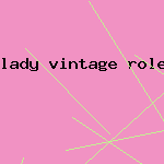 lady vintage rolex